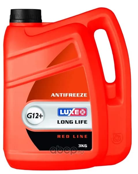 Антифриз LUXE Long Life G12+ (3кг) красный 641