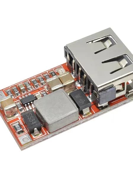 Модуль питания для сброса напряжения DC - DC 12V 620V 5V3A Высокая эффективность зарядного устройства для мобильного телефона USB 97,5%