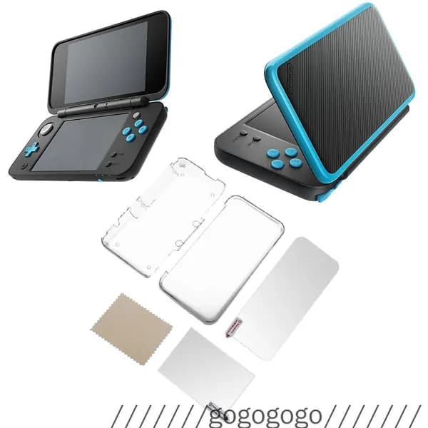 Прозрачный защитный чехол и пленка для экрана Nintendo New 2DS XL