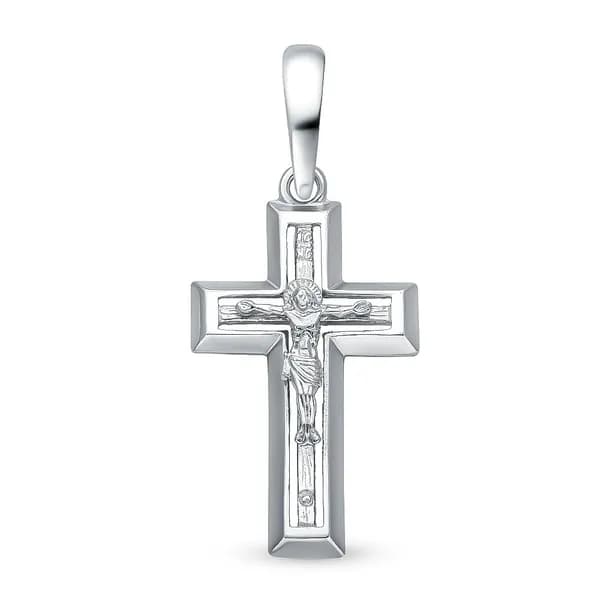 Крестик серебро 925 пробы 585GOLD
