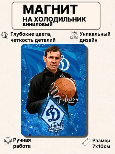 Магнит на холодильник, Яшин Динамо