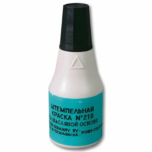 Noris Краска штемпельная 210А, черная, 25 мл