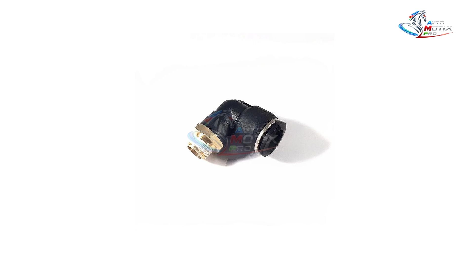 Фитинг трубки ПВХ угловой ( наружн. резьба ) M10*1- 10 мм (2шт)