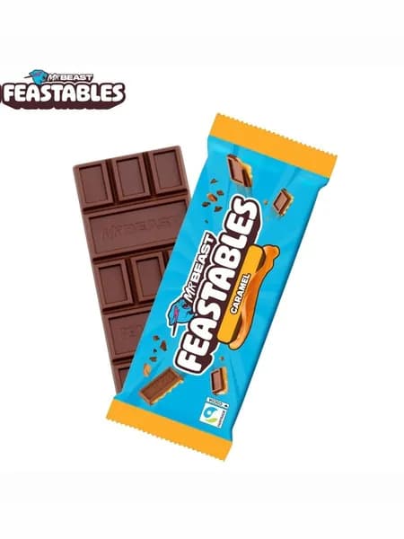 Плитка Шоколада Mr.Beast Feastables" с карамелью 60г