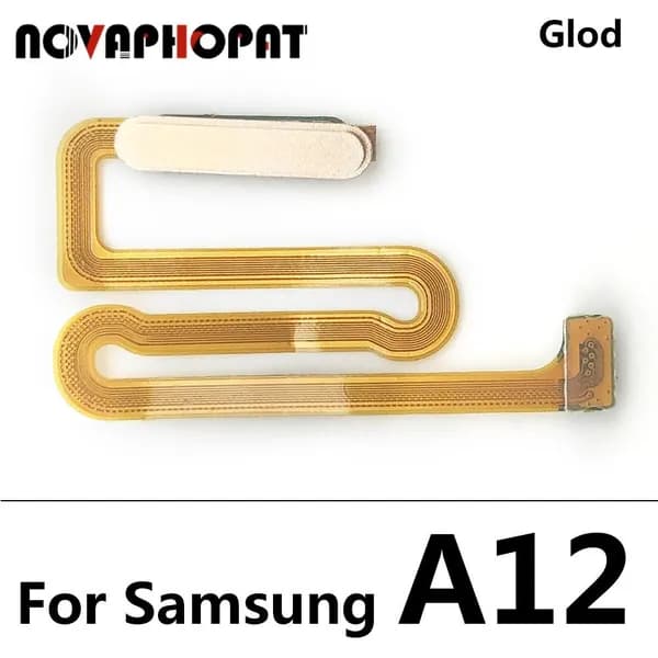 Шлейф Кнопки Включения Для Samsung Galaxy A12, M12, M12s, A13 4G / 5G (без Сканера Отпечатков),золотой
