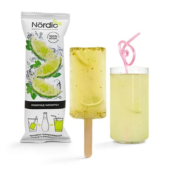 Замороженная основа Nordic лимонад "Мохито", 52г