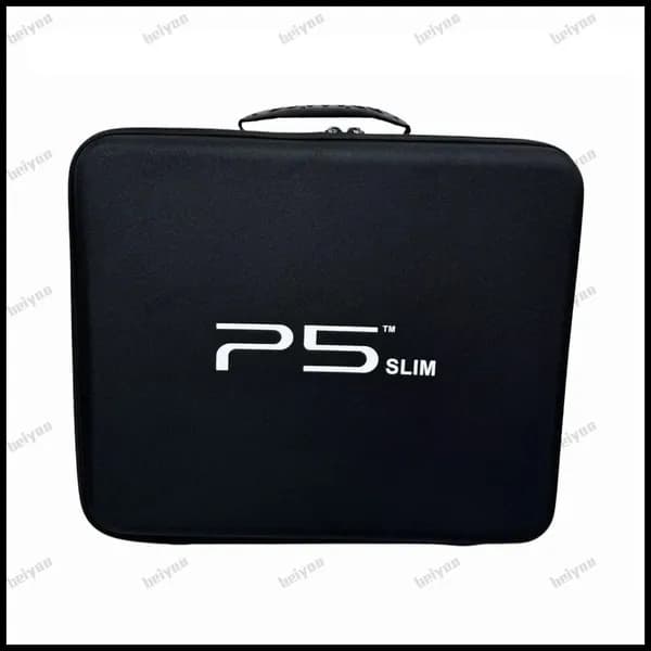 Кейс для консоли Playstation 5 Slim чехол для приставки PS5 slim сумка для геймпадов и аксессуаров ПС5 слим Dexgame, черная