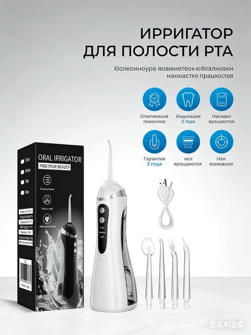 Ирригатор для зубов и десен портативный MEO705