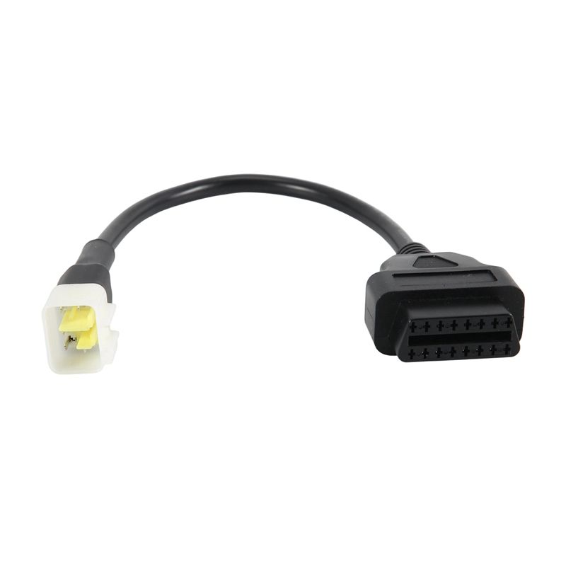 Кабель-адаптер 6 Pin к OBD 16 Pin для диагностики мотоциклов / совместим с Delphi и Bosch, для CAN-шины
