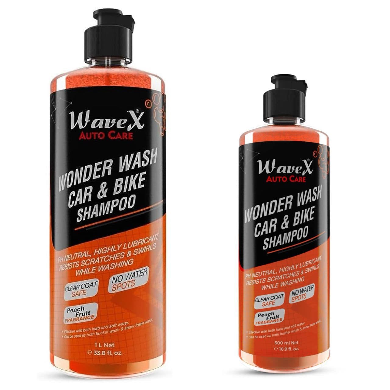 Wavex Автошампунь Wonder Wash Car Shampoo (2я фаза), 500 мл. WW500