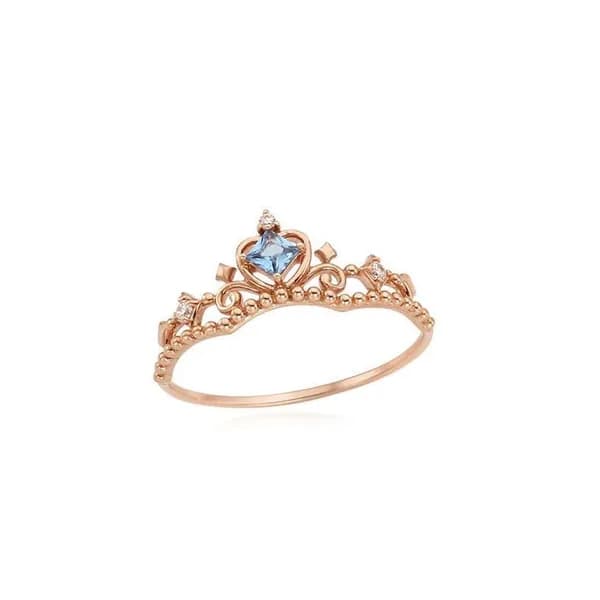 Южная Корея Lloyd Disney joint princess ring ins легкое роскошное кольцо из стерлингового серебра 925 пробы для девочек оригин