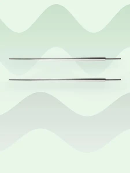Пин-расширитель для пирсинга 14G/16G/18G стальной, 1.0mm