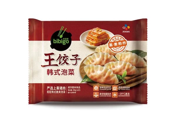 Дамплинги королевские с кимчи и свининой 350 г, Bibigo, замороженные