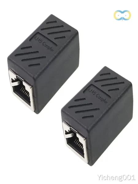 Кабель для интернет-соединения RJ-45/RJ-45, черный