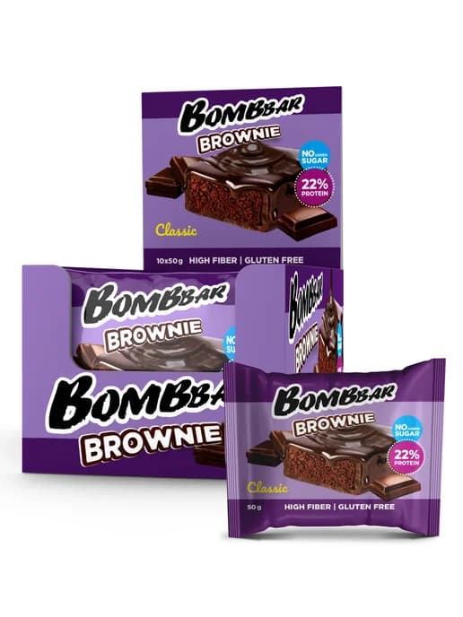 Печенье БРАУНИ "BOMBBAR" классическое 50 гр. 10 шт