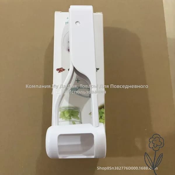 Резак для винограда ручной с пружиной и зубчатыми лезвиями из нержавеющей стали, корпус из ABS-пластика белый