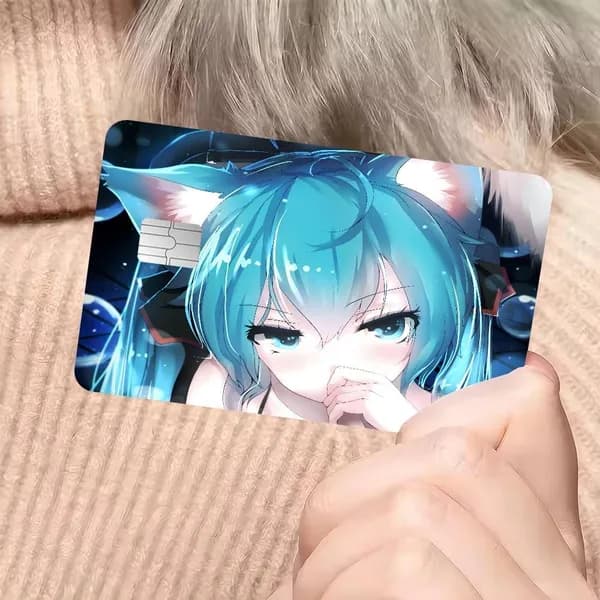 Hatsune Miku Хацунэ Мику Наклейка для банковской карты