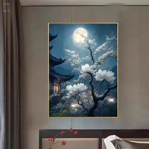 алмазная мозаика на подрамнике 30х40 см
