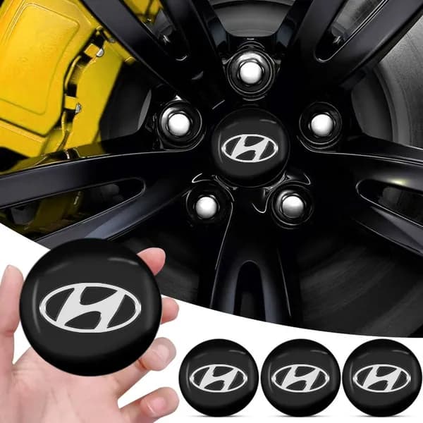 4 шт Хёндай (Hyundai) автомобильных колпачков для ступиц диаметром 56 мм