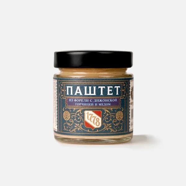 Паштет GASTRONOMIA 1778 " Форель с дижонской горчицей и медом"