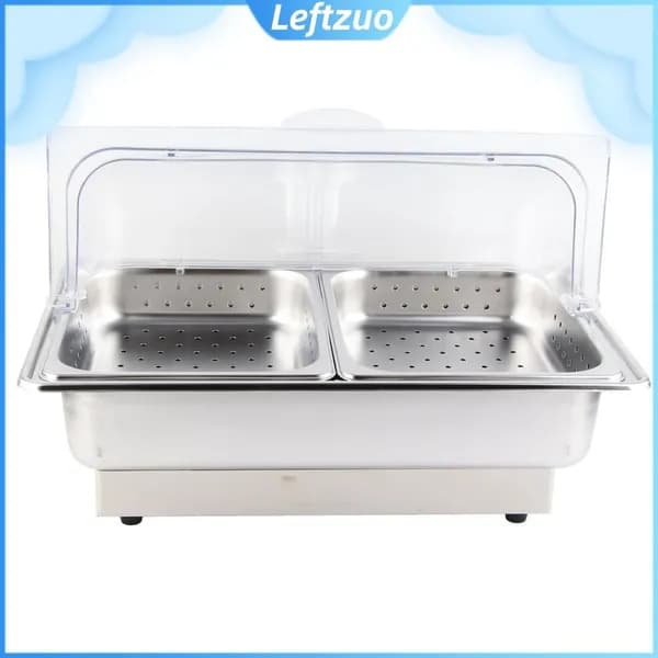 Buffet Warmer Server, Нержавеющая сталь, инновационный температурный дисплей, для ресторанов и банкетов Европейский стандарт 220В