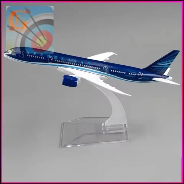 Металлическая Модель Самолета Боинг 787, Азербайджанские Авиалинии B787