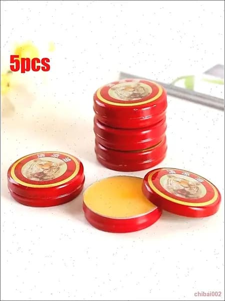 5 шт.Твердая мазь Tiger Balm для лечения гриппа, простуды и головной боли