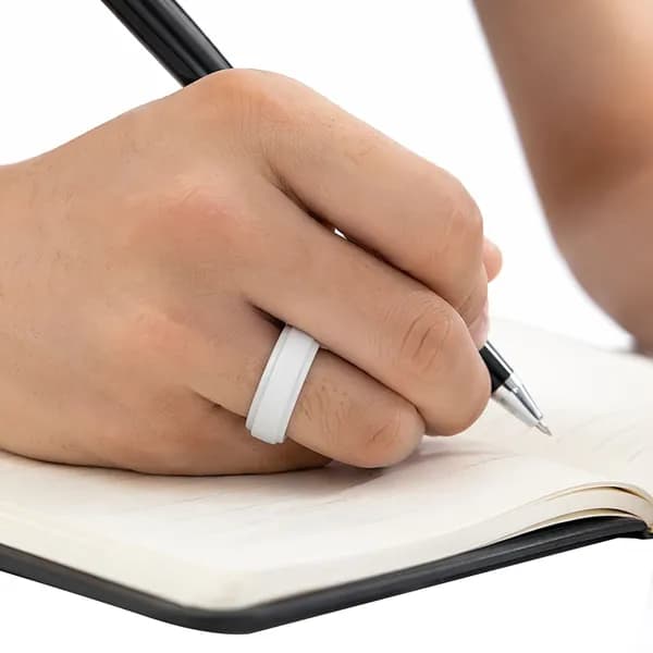 Мягкий силиконовый чехол для кольца Oura Ring 5, белый, размер M