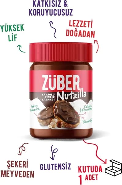 Zber Nutzilla Cocoa Hazelnut Cream 315g