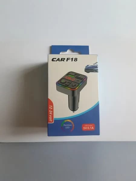 FM-модулятор F18 (AUX,USB,TypeC,microSD) AVTO-DEKOR 14639