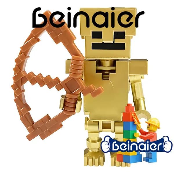 Конструктор Майнкрафт с человечками, совместимый с LEGO, для мальчиков и девочек