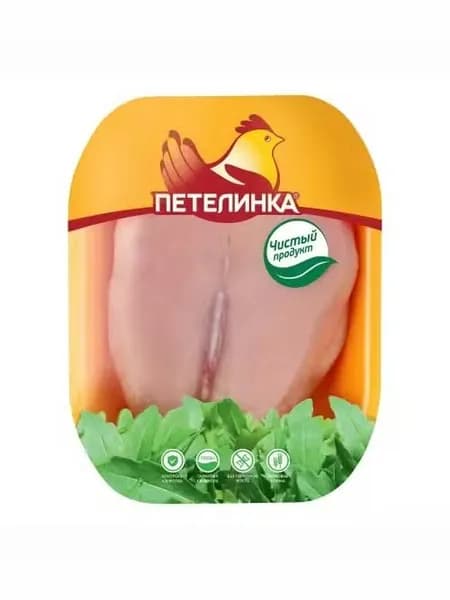 Грудка цыпленка-бройлера Петелинка без кожи охлажденная 1 кг
