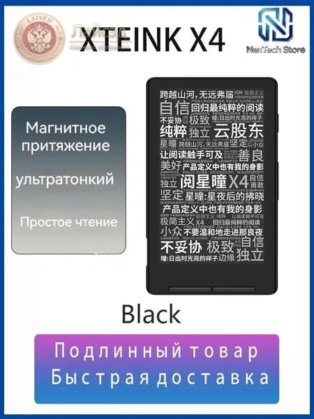 4.3" Электронная книга XTEINK X4, черный