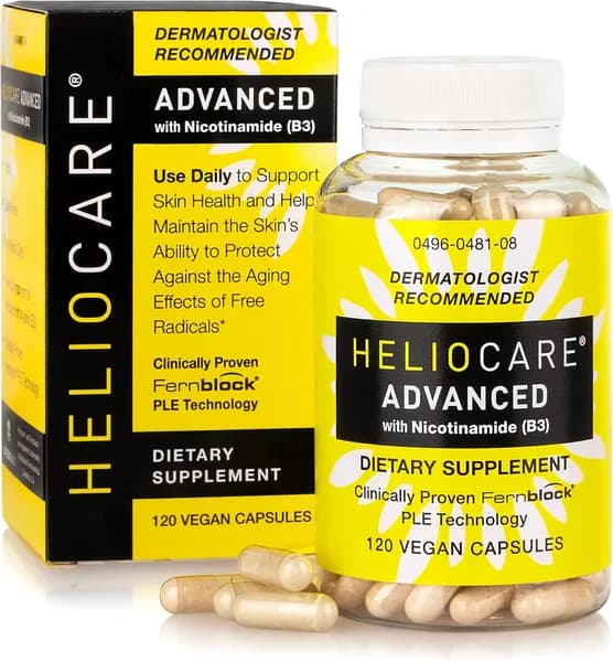 Heliocare Advanced Niacin B3 Дополнение: Фернблок PLE экстракт 240 мг на порцию