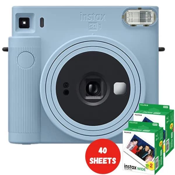 Фотоаппарат мгновенной печати Fujifilm Instax SQ1 + Ремешок + Аккумулятор + 40 Пленка