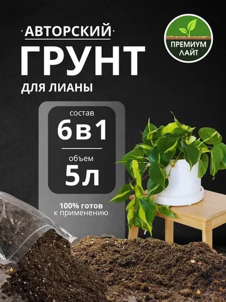 Грунт для Лианы 5л готовый лайт