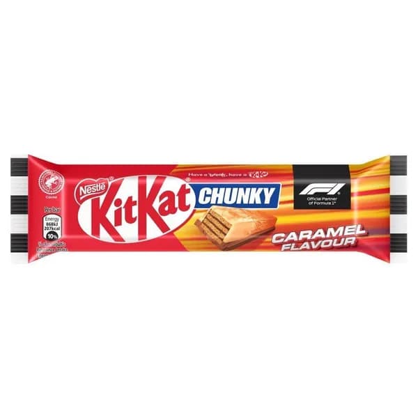 Шоколадный батончик KitKat Chunky Salted Caramel Duo. КитКат Чанки карамель 40 г