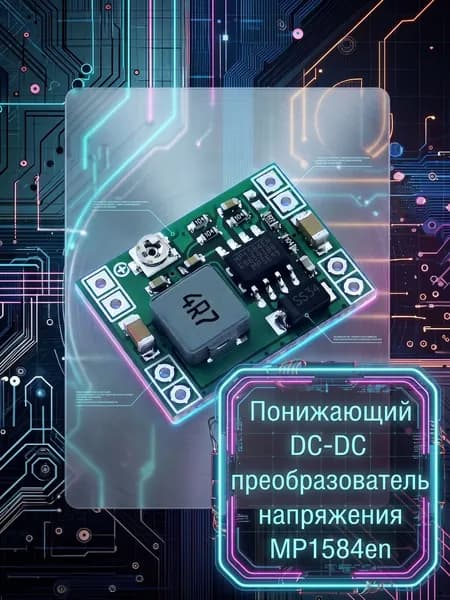 mini DC-DC понижающий преобразователь 3А mp1584