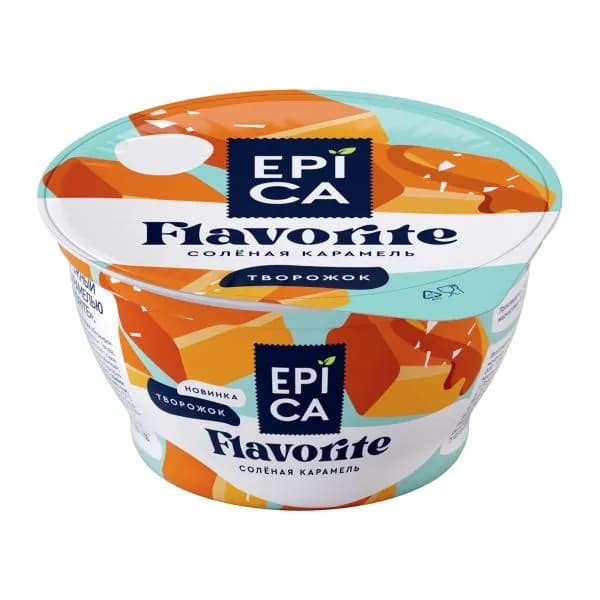 Десерт Epica Flavorite творожный соленая карамель 7.6% 130г