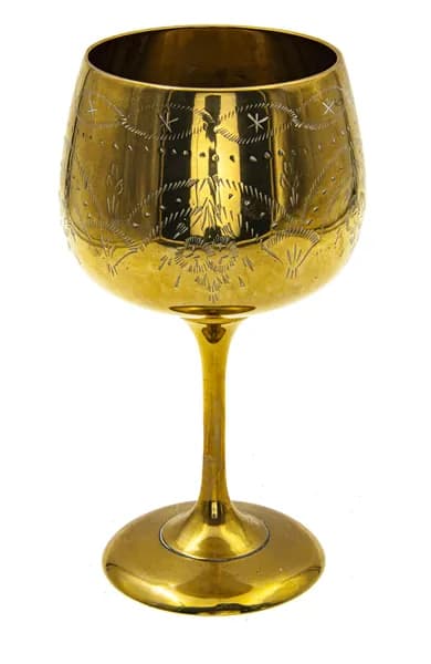 Бокал, 1900 - 1920 годы, Англия; латунь; 200 мл.
