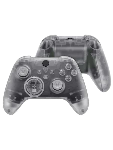 eXtremeRate набор корпусов и кнопок для Xbox Series X/S, прозрачные аксессуары, боковые рельсы, передняя и задняя панель, защита и комфорт, без контроллера