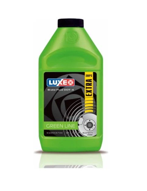 Жидкость тормозная DOT 4 GREEN LINE 455гр LUXE / 648
