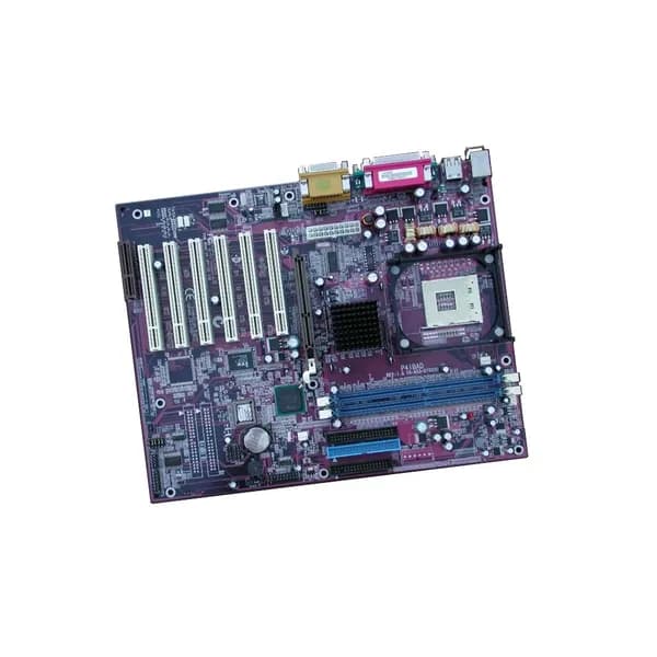 ретро плата сокет 478 ECS P4IBAD2 rev5.1 чипсет Intel 845D