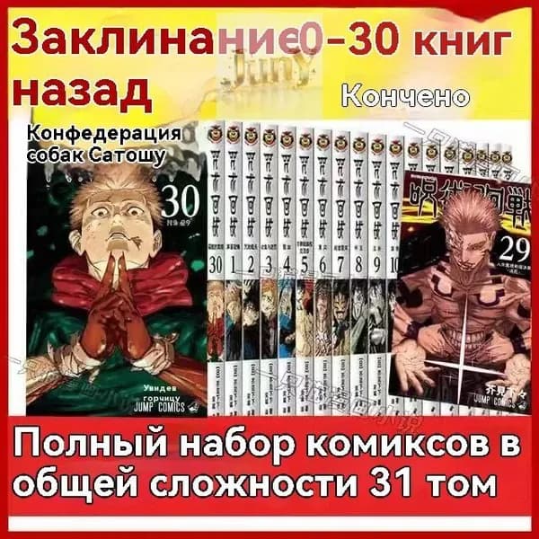 Магическая битва.Jujutsu Kaisen, Vol 29 .Китайский язык 1 книга