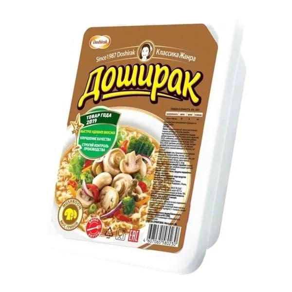 Лапша Doshirak со вкусом грибов 90 г
