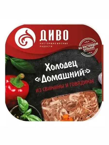 Холодец из свинины и говядины Диво Домашний 300 г