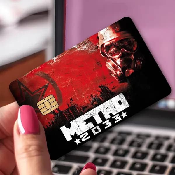 Metro 2033 Метро 2033 Наклейка для банковской карты