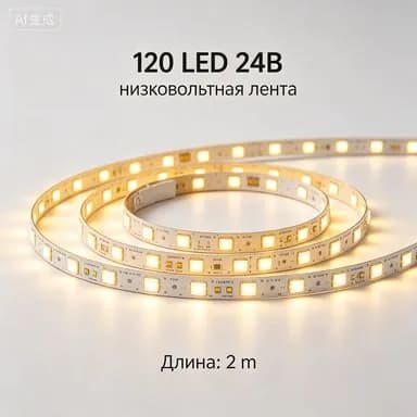 Светодиодная лента 12 Вт, IP21, Нейтральный белый, 1 шт