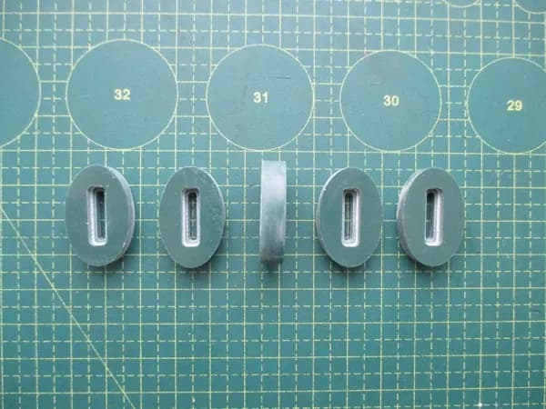 Больстер нолик зеленый G10 6мм с облегчением. 1шт.