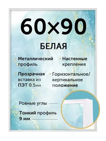 Металлическая рамка 60х90 см